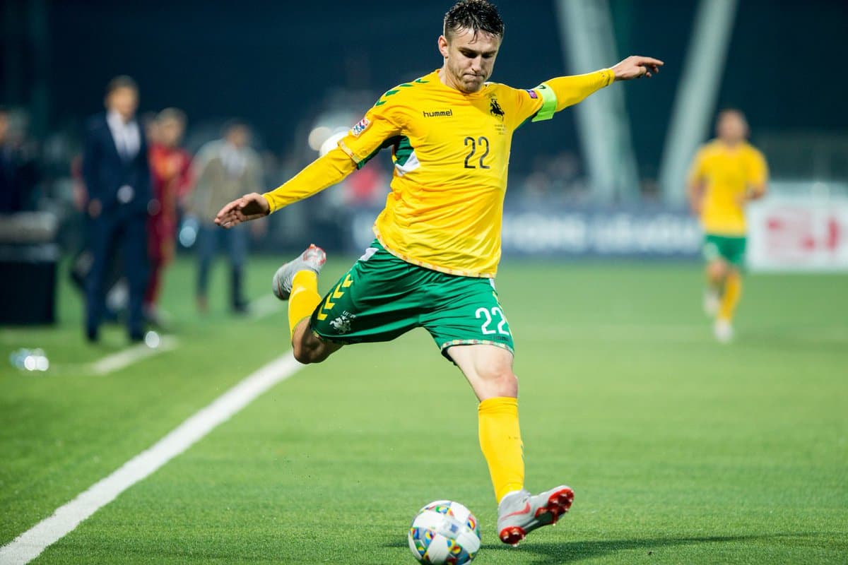 Lithuania football match atmosphere