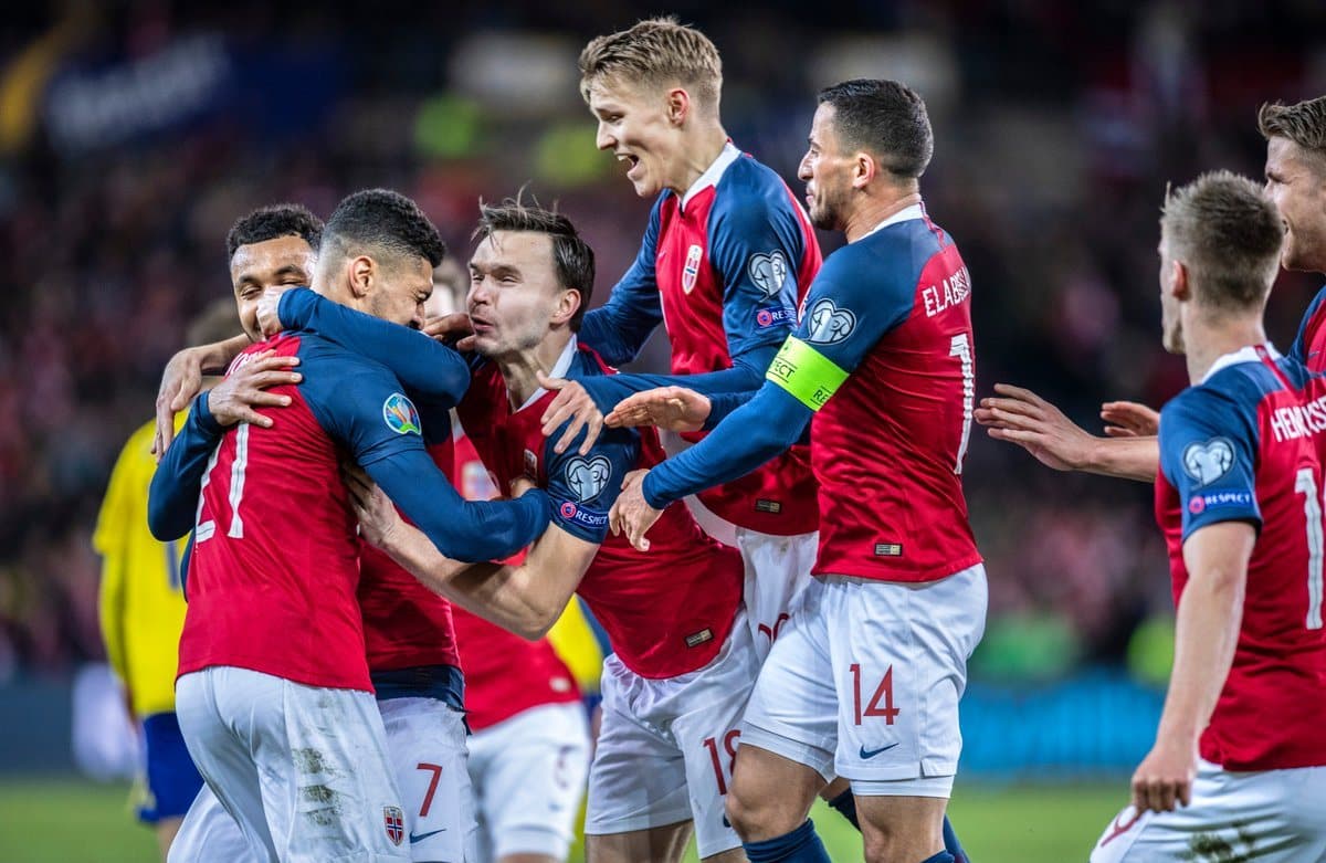 Norway football match atmosphere