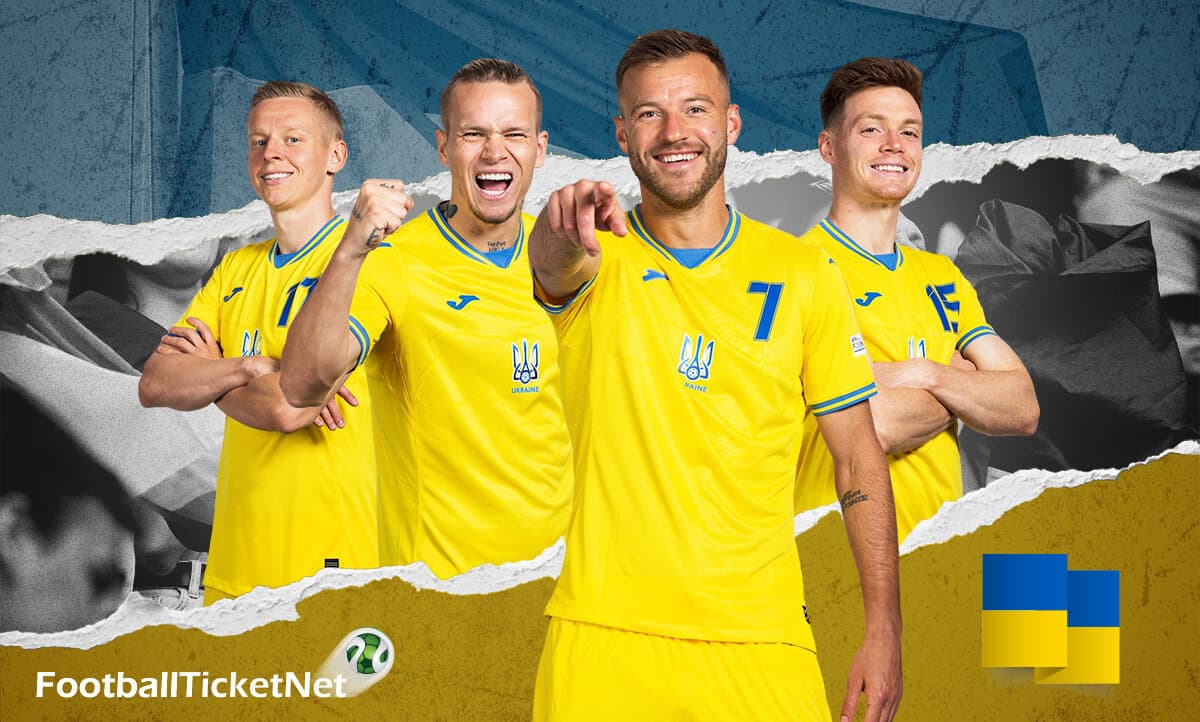 Ukraine football match atmosphere