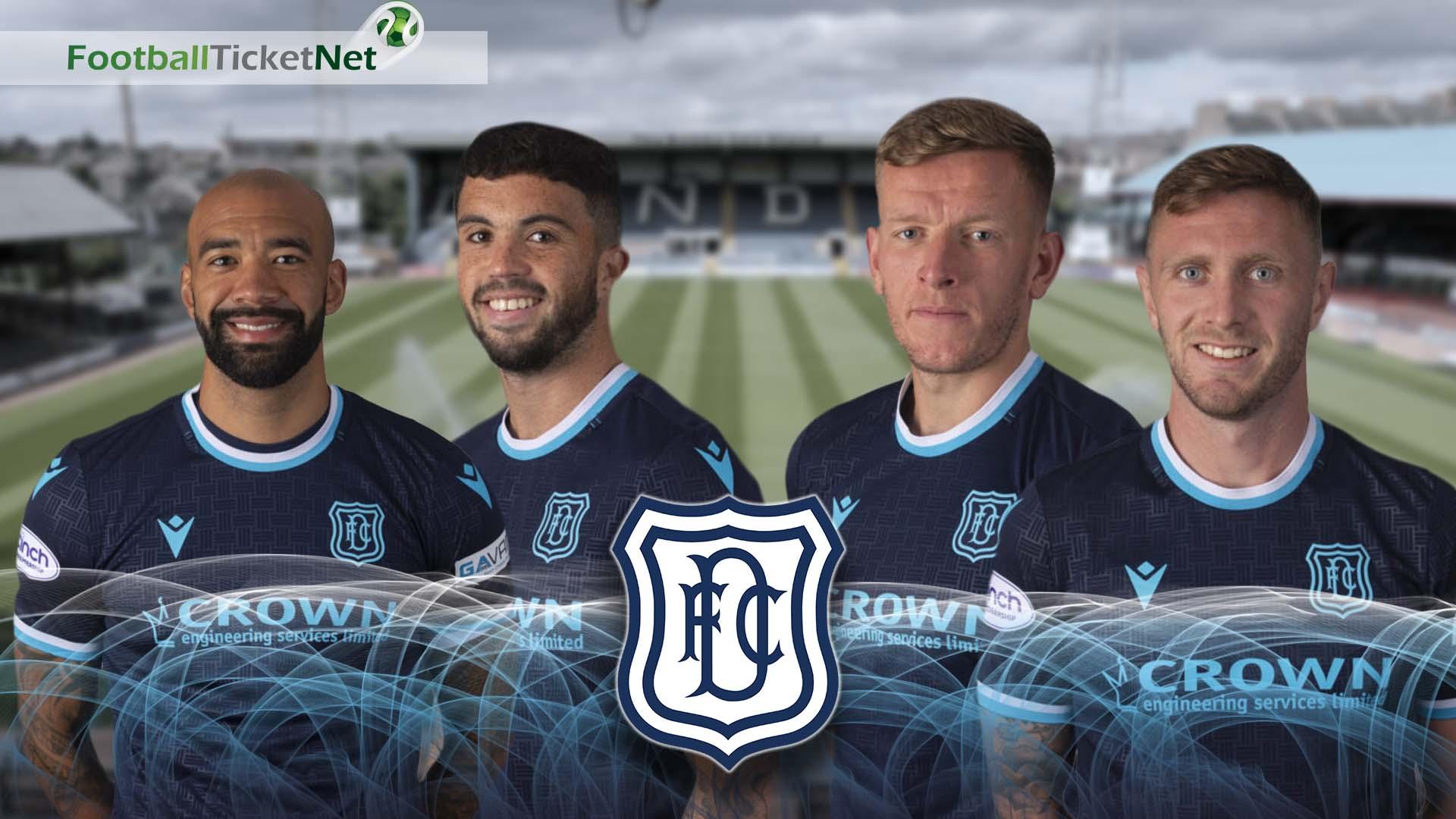 Ambiente en un partido de fútbol de Dundee