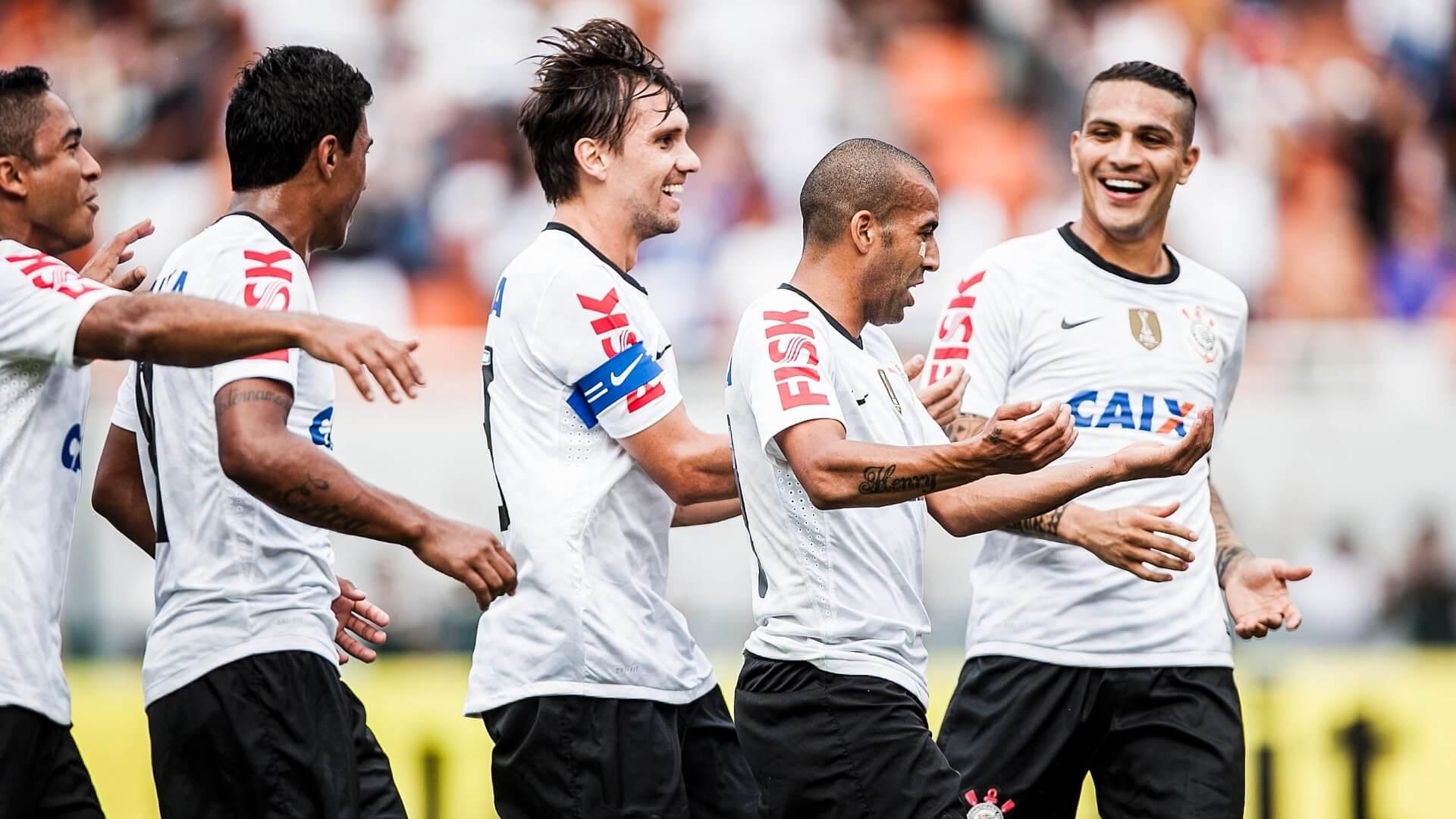 Corinthians football match atmosphere