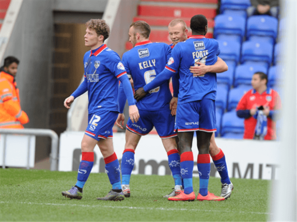 Oldham Athletic football match atmosphere