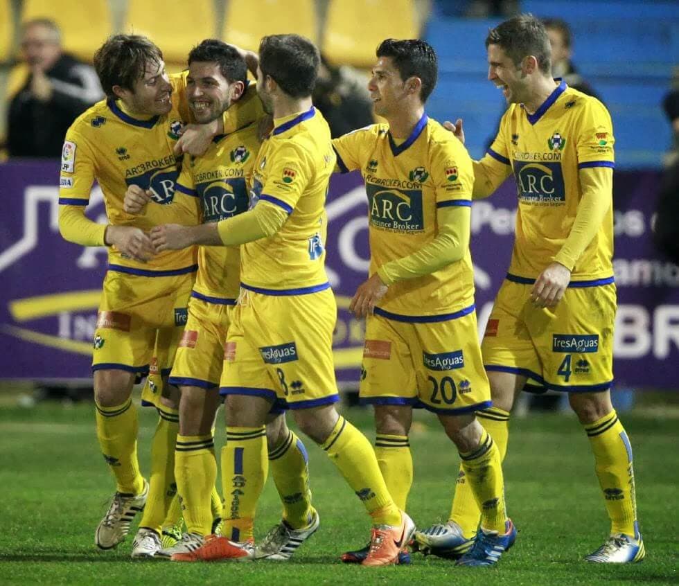 Alcorcon football match atmosphere