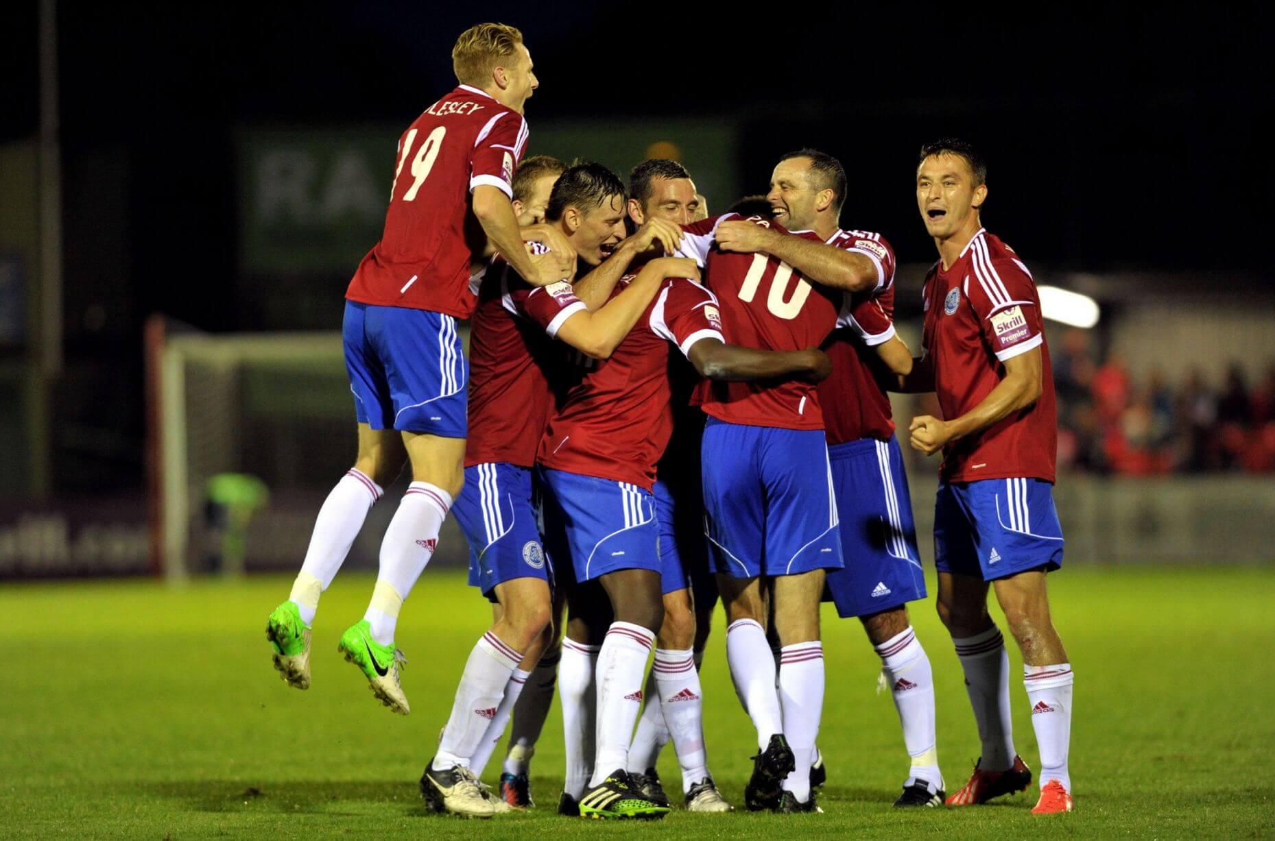 Aldershot Town football match atmosphere
