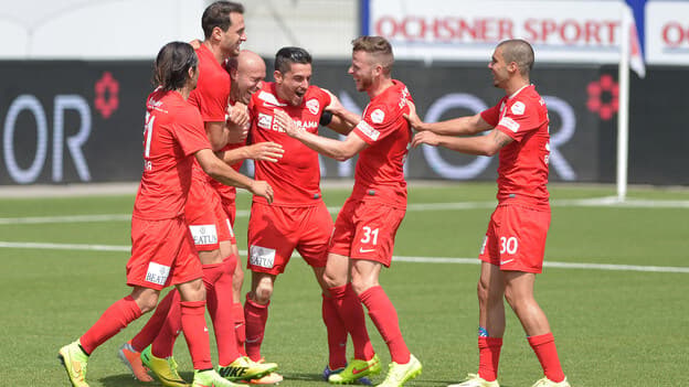Thun football match atmosphere