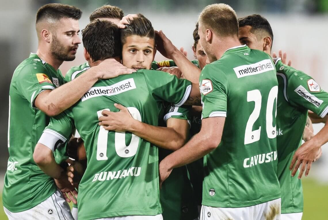 ST Gallen football match atmosphere