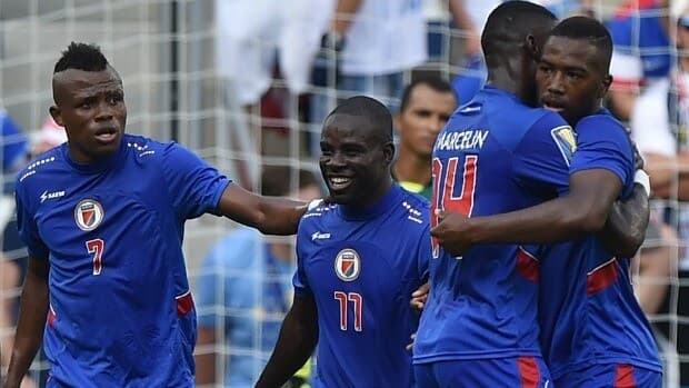 Haiti football match atmosphere