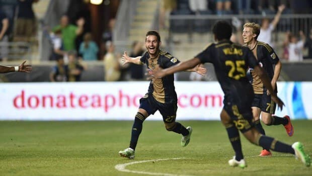 Philadelphia Union football match atmosphere