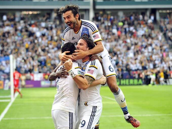 LA Galaxy – jalkapallo-ottelun tunnelma