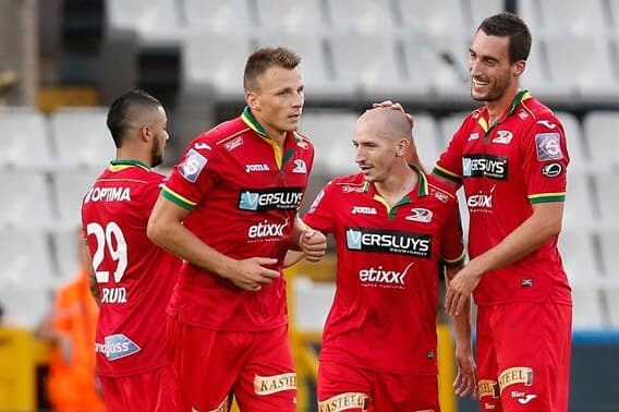 Oostende football match atmosphere