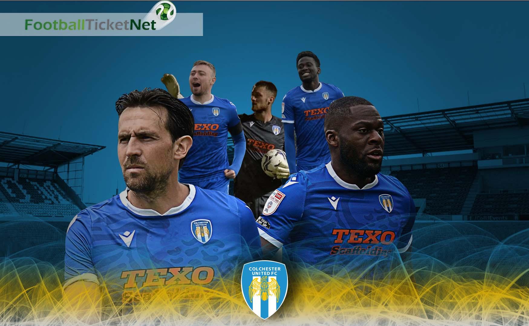 Stimmung beim Fußballspiel von Colchester United