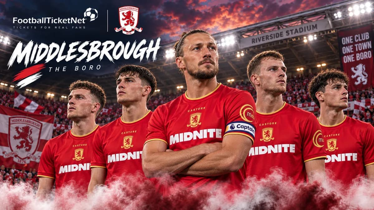 Middlesbrough football match atmosphere