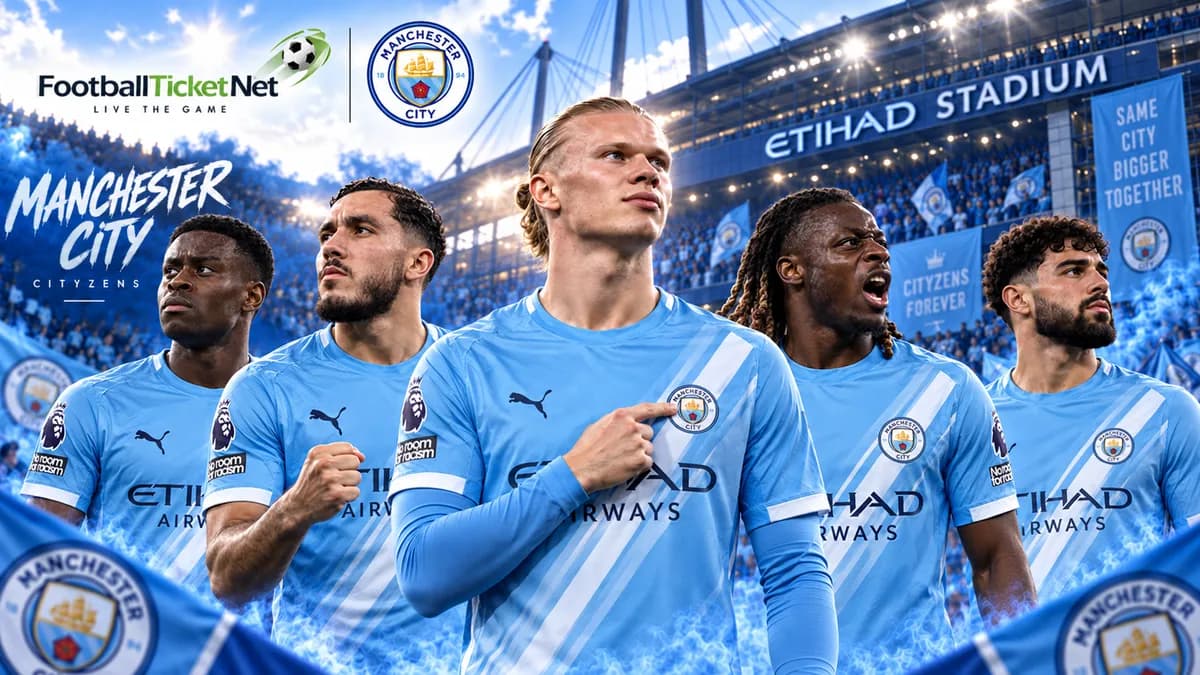 Manchester City – jalkapallo-ottelun tunnelma