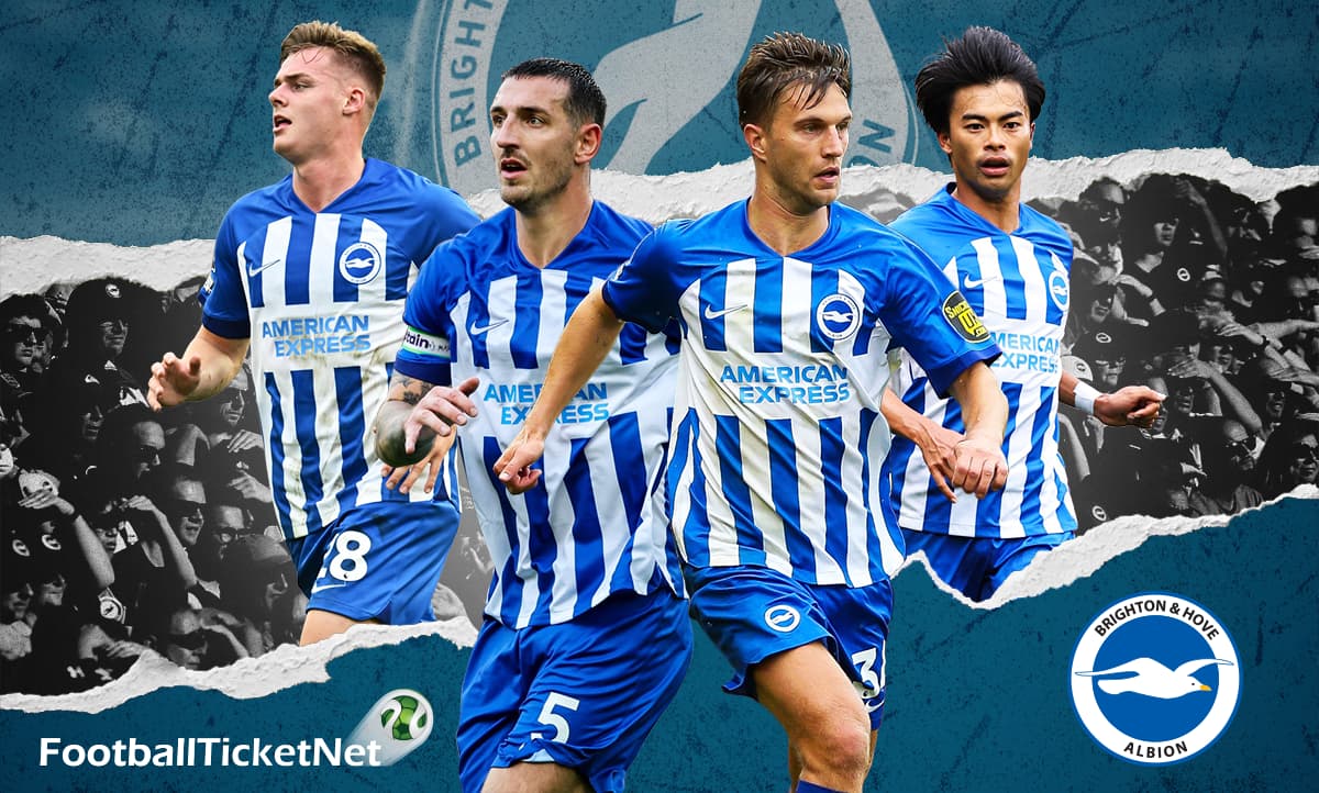 Sfeer bij een voetbalwedstrijd van Brighton & Hove Albion