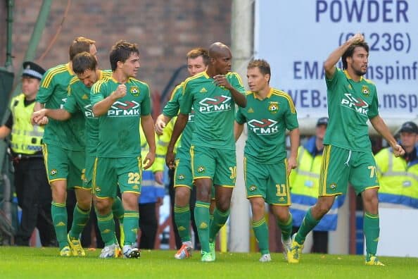 Kuban Krasnodar football match atmosphere