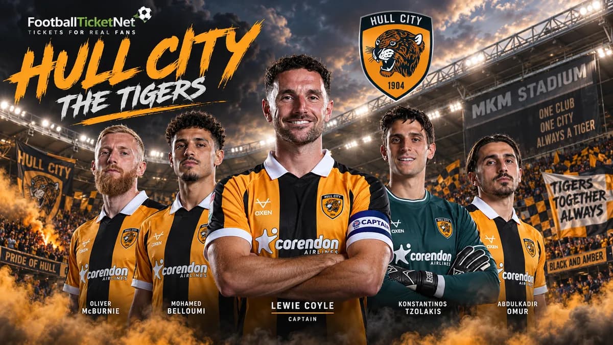 Stimmung beim Fußballspiel von Hull City