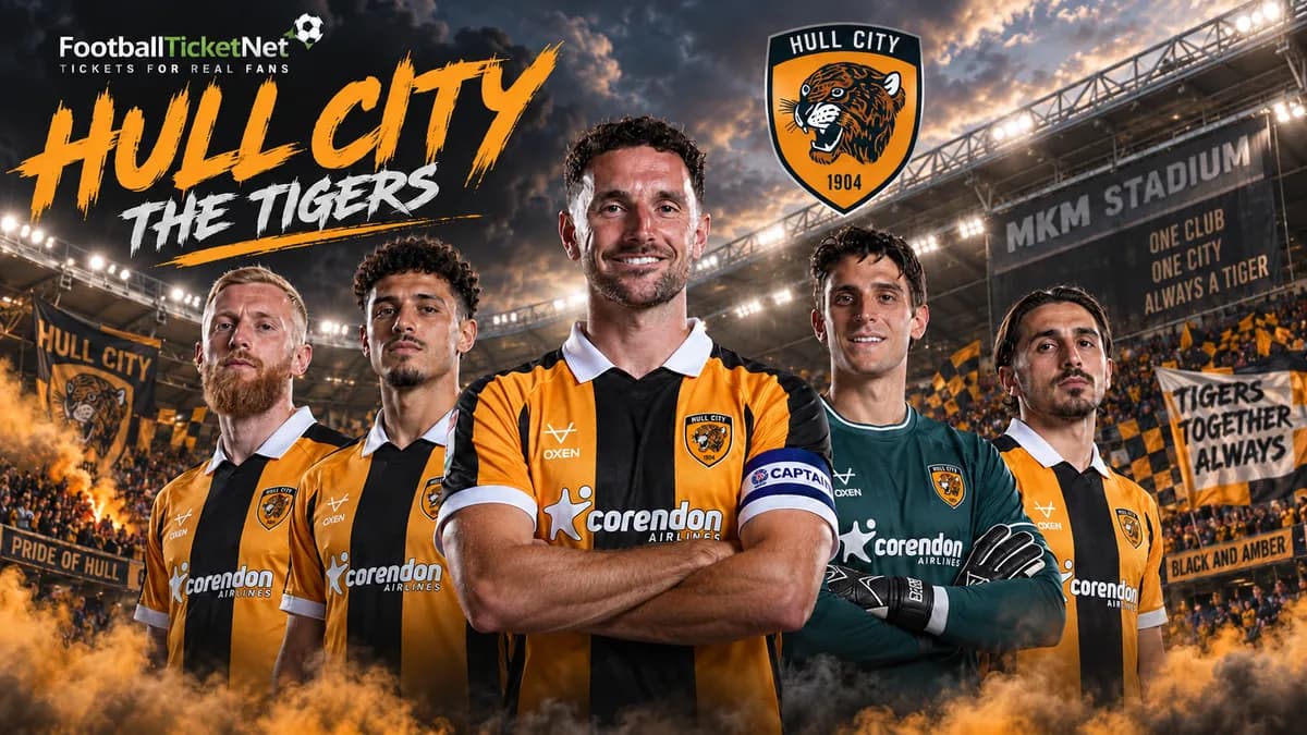 Hull City football match atmosphere