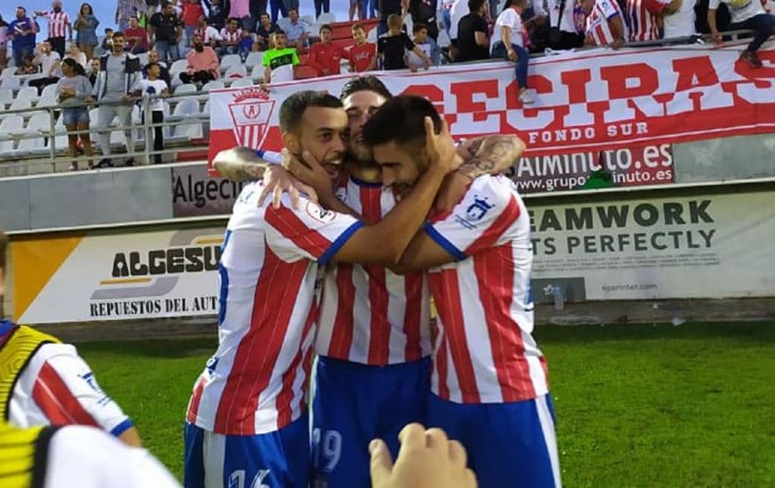Algeciras CF football match atmosphere