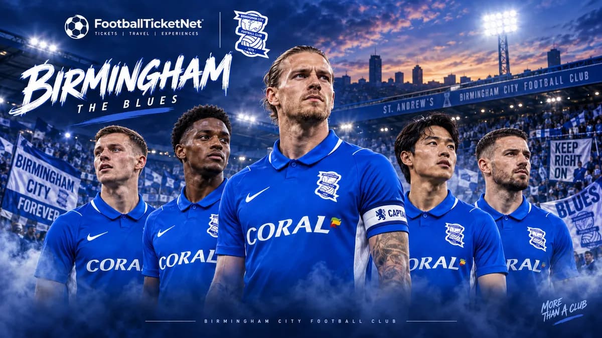Birmingham City football match atmosphere