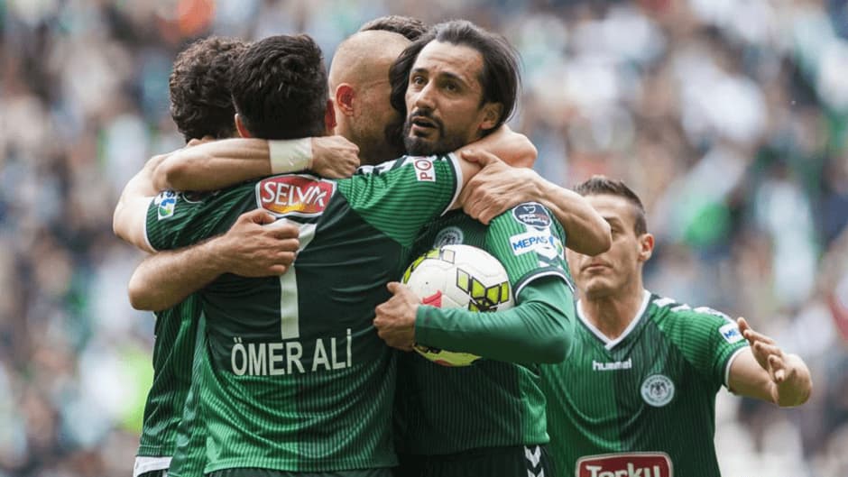 Konyaspor football match atmosphere