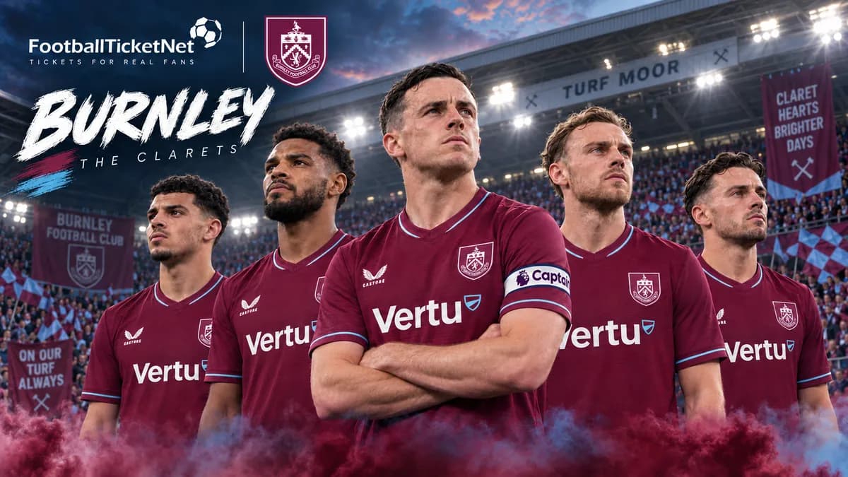 Atmosfera di una partita di calcio di Burnley