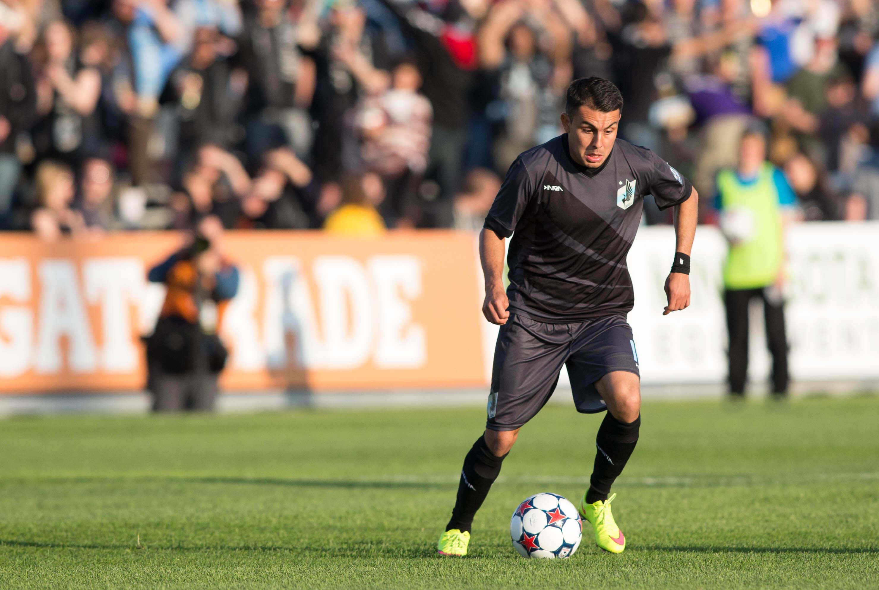 Stemning til en Minnesota United FC-fodboldkamp