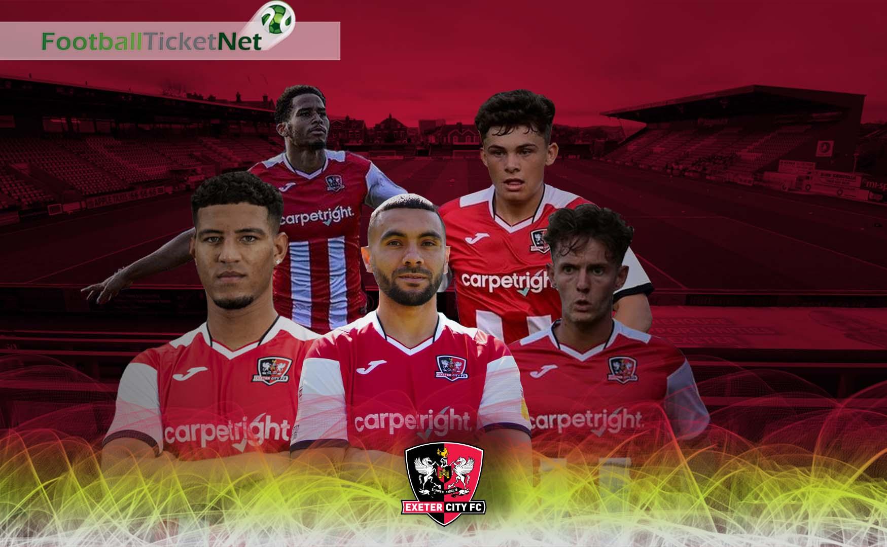 Exeter City football match atmosphere