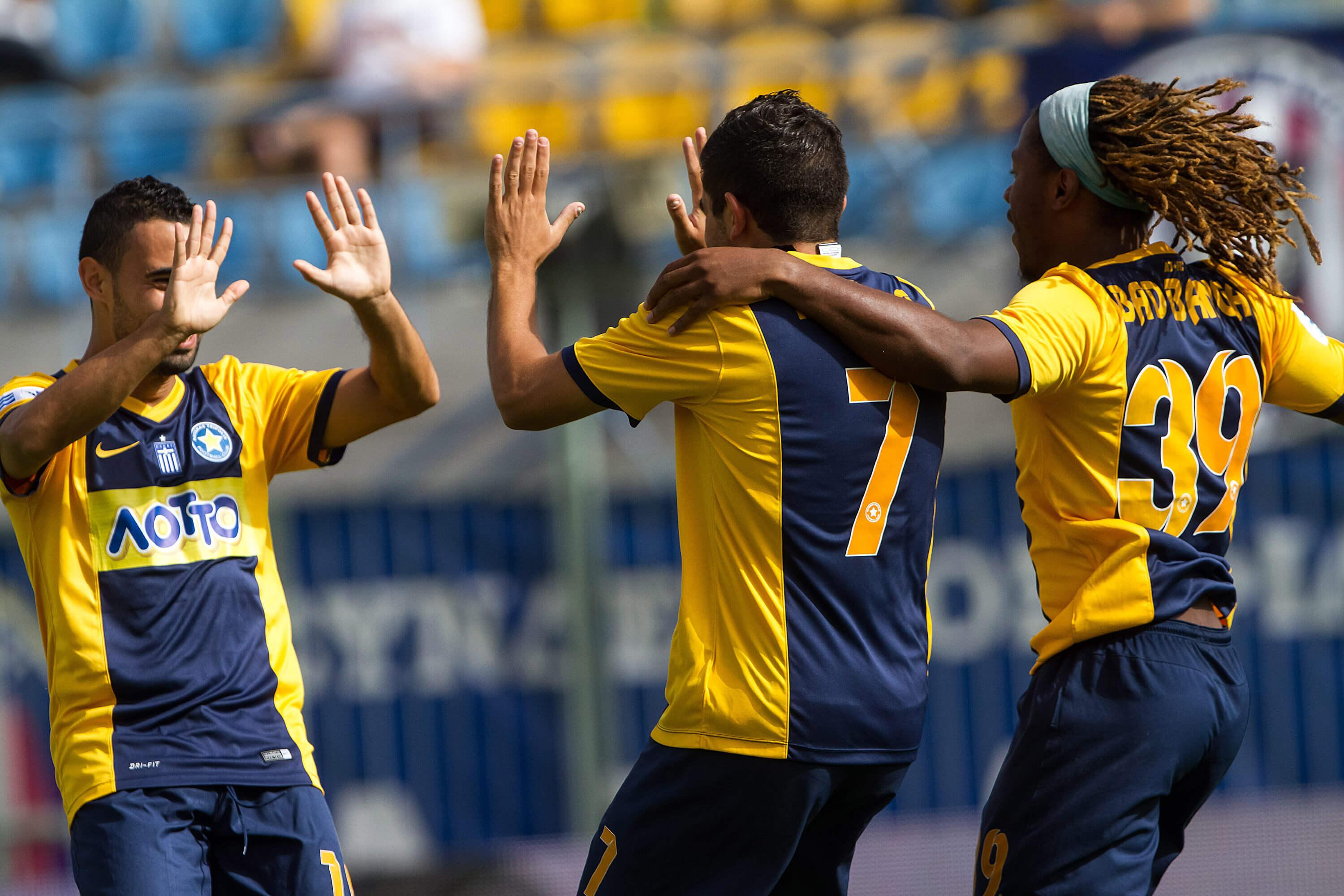 Asteras Tripoli football match atmosphere