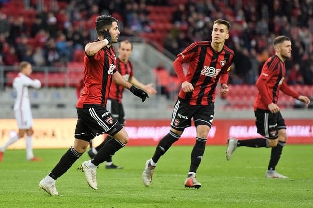 FC Spartak Trnava football match atmosphere