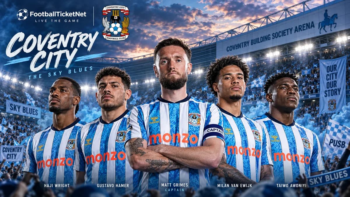 Ambiente en un partido de fútbol de Coventry City