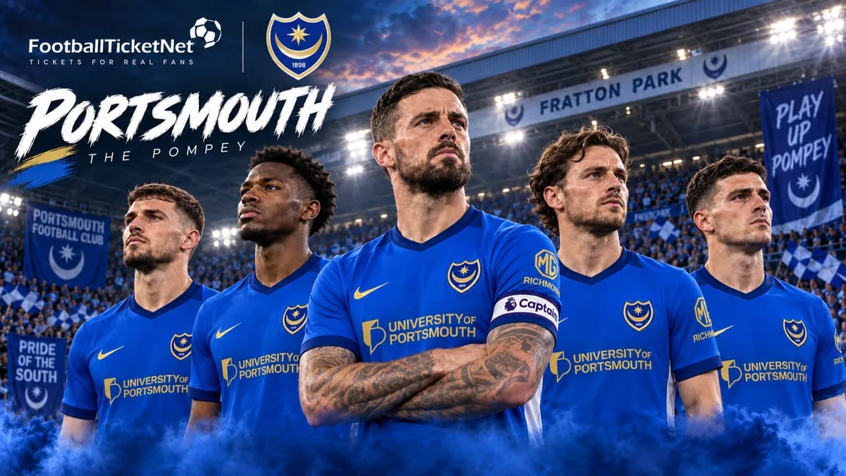 Portsmouth football match atmosphere