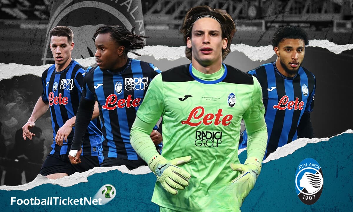 Ambiente en un partido de fútbol de Atalanta