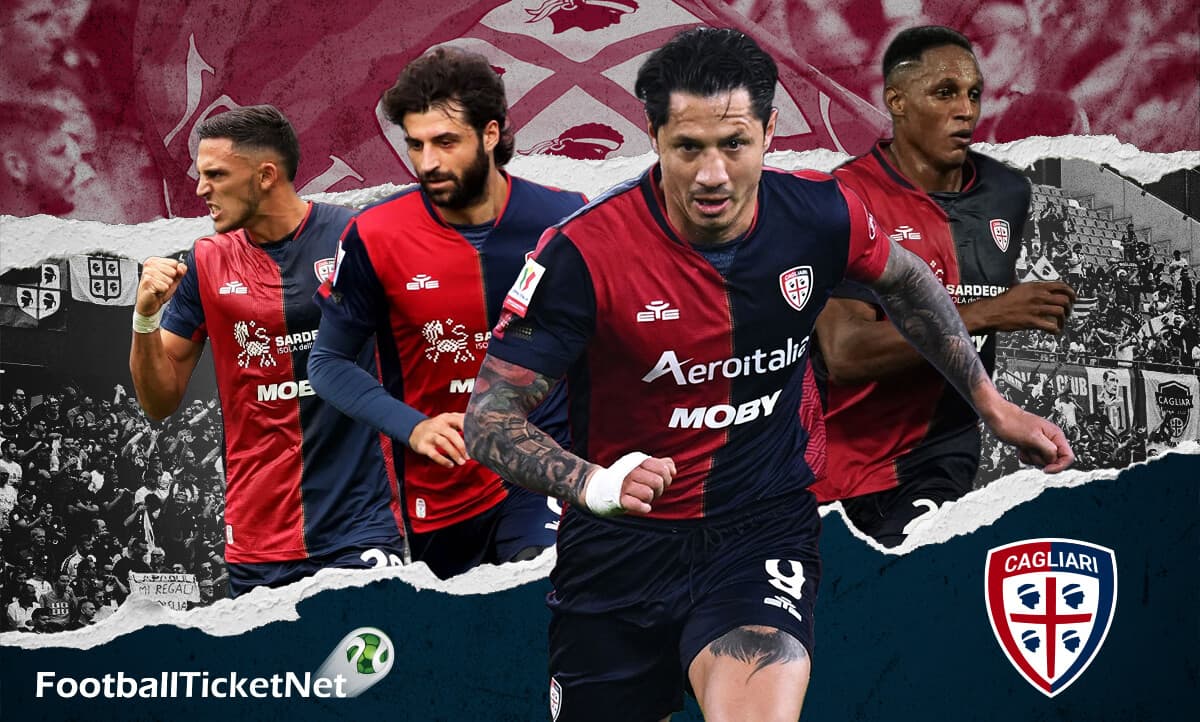 Stemning til en Cagliari-fodboldkamp