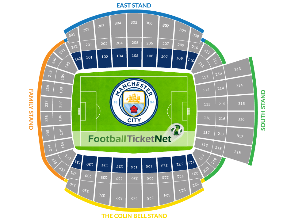 Etihad Stadium Seating Chart