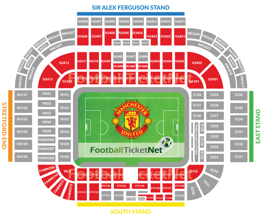 Manchester United vs Manchester City 07/03/2020 | Football Ticket Net