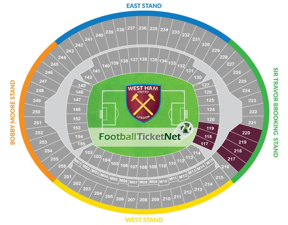West Ham United vs Tottenham Hotspur 23/11/2019 Football Ticket Net