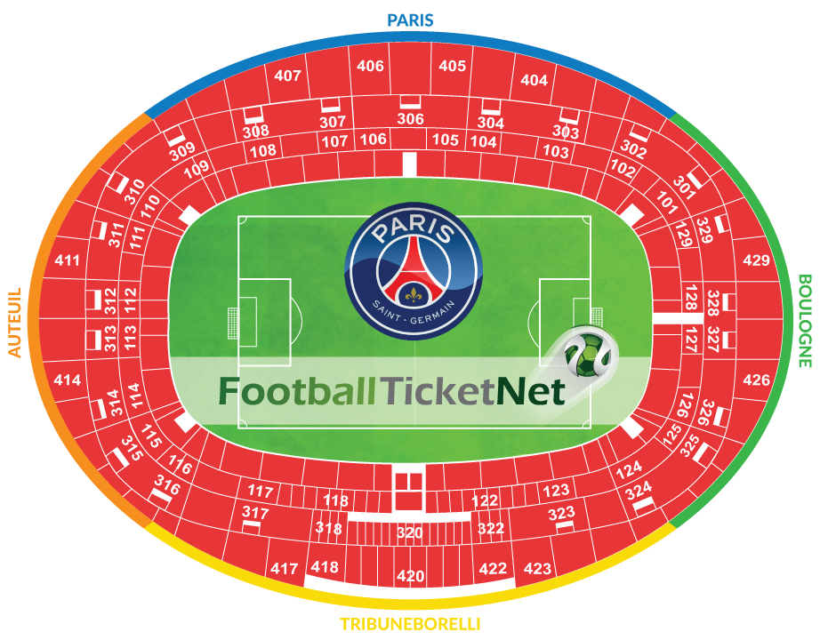 Paris SaintGermain vs AS Monaco 12/01/2020 Football Ticket Net
