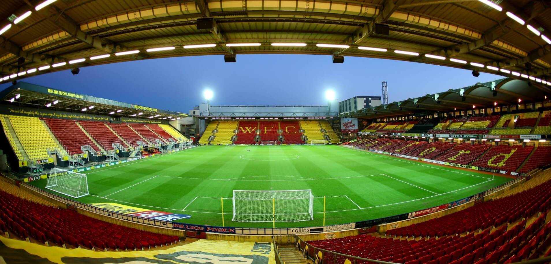 Football in Vicarage Road | Football Ticket Net1909 x 917