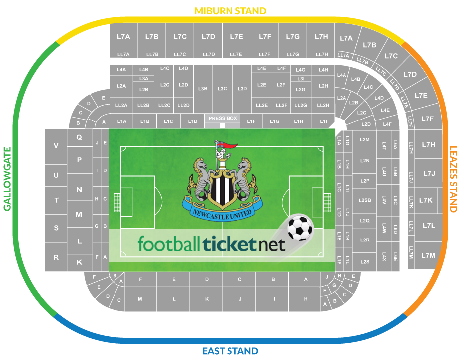 Newcastle United vs Fulham at St. James' Park on 19/12/20 ...
