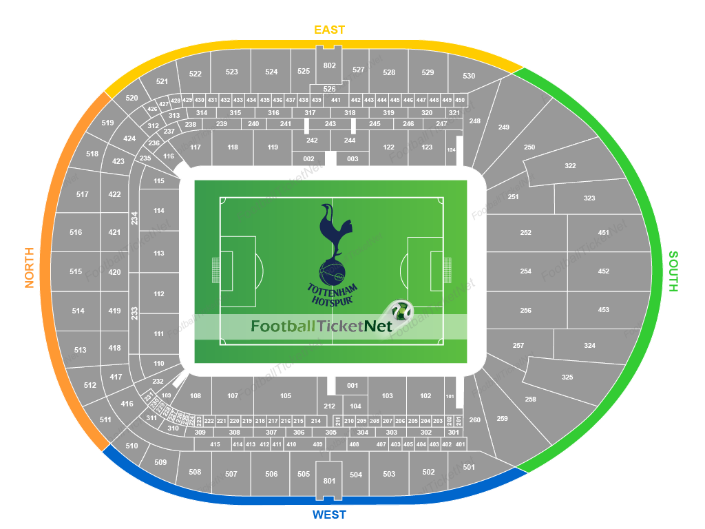 Tottenham Stadium Seating Chart