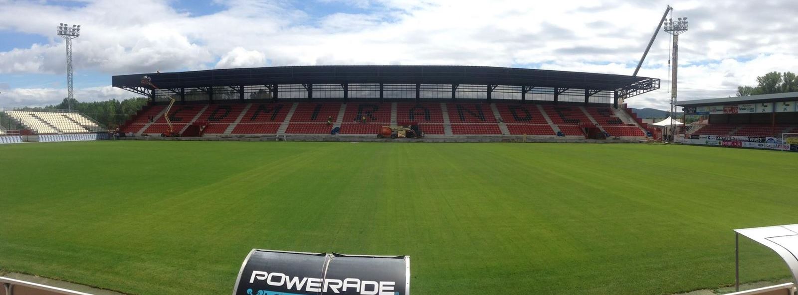 Cd Mirandes Vs Villarreal Cf At Estadio Municipal De Anduva On 05